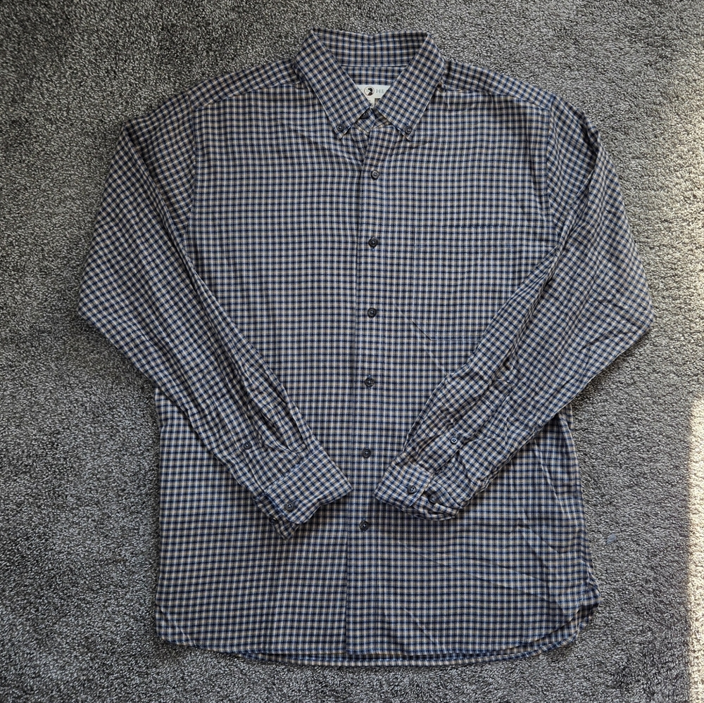 Duck Head Whitworth Plaid Cotton Flannel Sport Shirt NEW size medium
